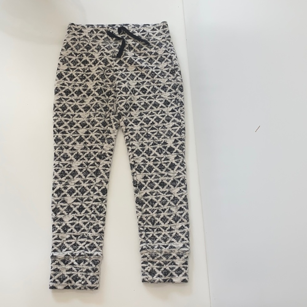 GAP Black and Cream Sweater Leggings Small